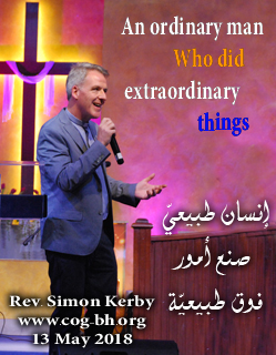 Simon Kerby 13 May 2018 An ordinary man Who did extraordinary things